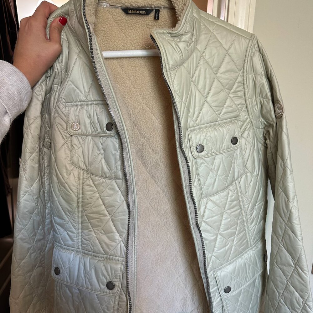 Cream Barbour Jacket US Size 8